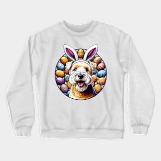 Glen of Imaal Terrier Celebrates Easter with Bunny Ears Crewneck Sweatshirt